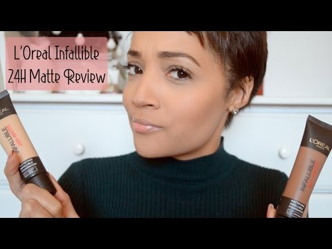 L'Oreal Infallible 24H Matte Foundation REVIEW | South African Beauty Blogger
