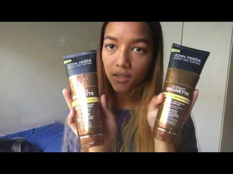 REVIEW- New John Frieda Brilliant Brunette Visibly Brighter Shampoo and Conditioner