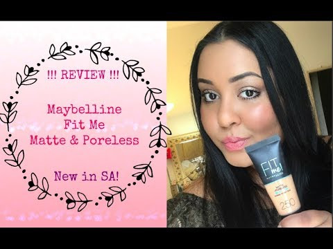 My Review of the Maybelline FitMe Foundation