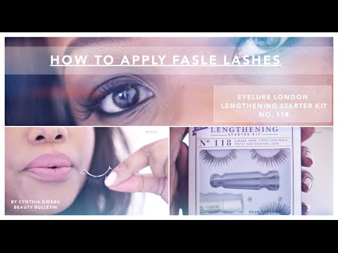 False Lash Application | Eyelure Starter Kit No. 118