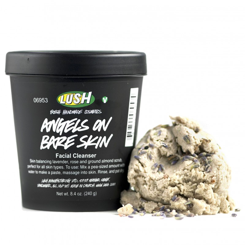 Angels on Bare Skin cleanser by Lush Review Beauty Bulletin Cleansers Toners Washes Beauty Bulletin