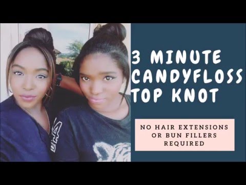 You are currently viewing 3 Minute DIY Candy Floss Top Knot