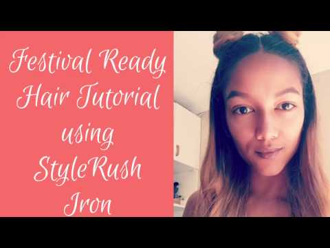You are currently viewing Festival Ready Hair using Style Rush Styling Iron
